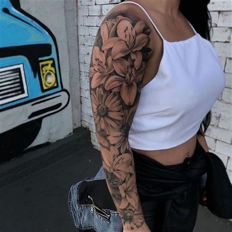 Ladies sleeve tattoo ideas