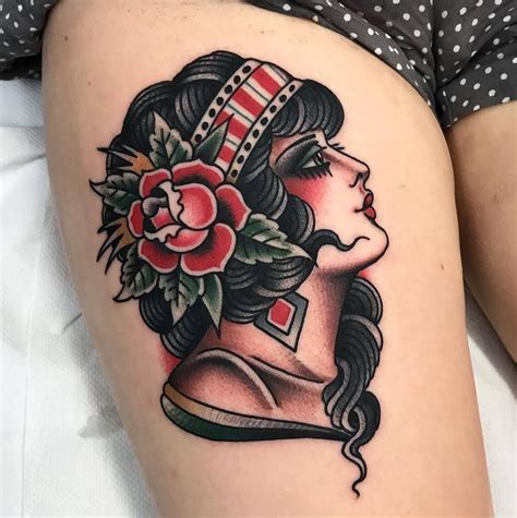 Lady tattoos