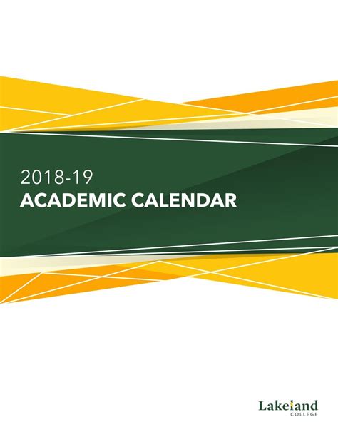 Lakeland Academic Calendar 2025 Overview