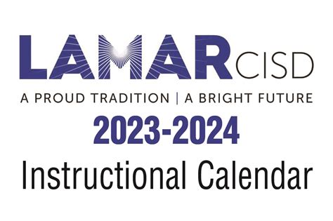 Lamar CISD Calendar Image 1