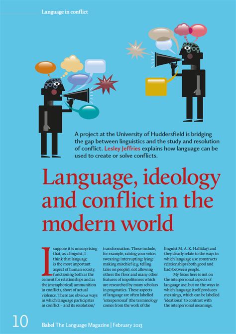 Language and Conflict