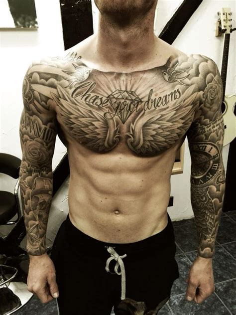 Large Chest Tattoos for Men