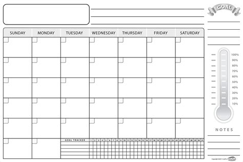 Large Dry Erase Calendars for Habit Tracking