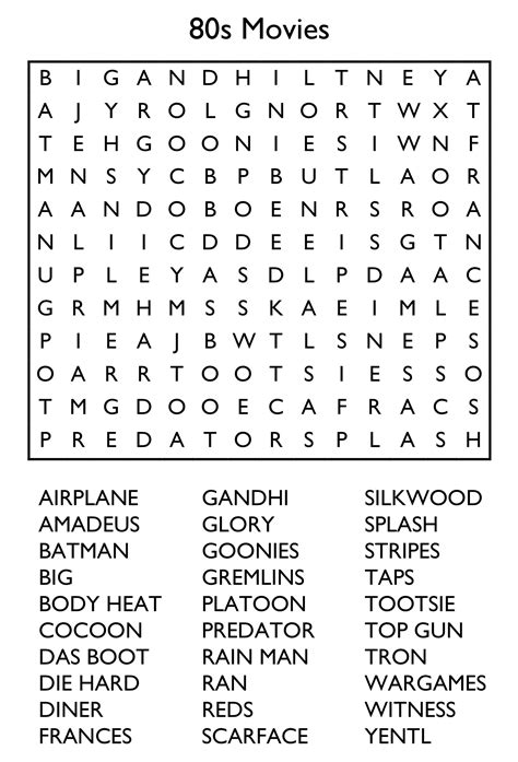 Large print word search printables for seniors