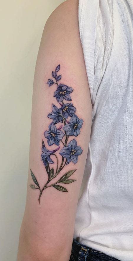 Larkspur tattoos