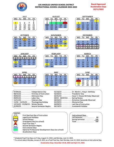 LAUSD Calendar Troubleshooting