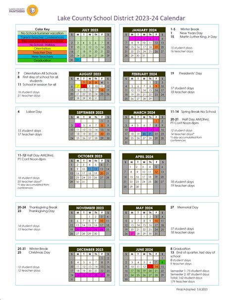 Lcsd1 Calendar Pdf