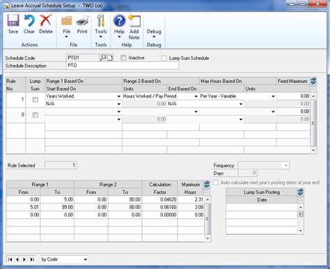 Leave Accrual and Carryover