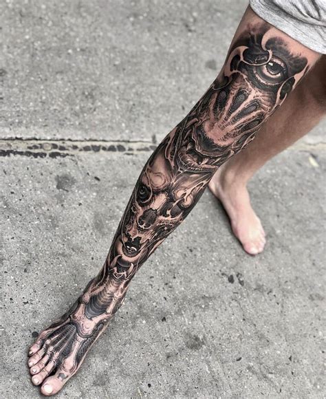 Leg Sleeve Tattoos