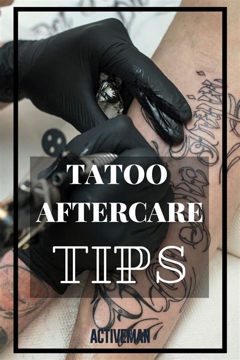 Leg Tattoo Aftercare for Men