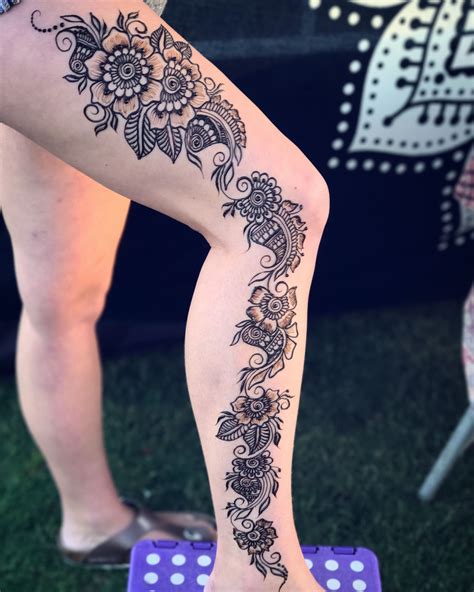 Description of Leg Tattoo Art