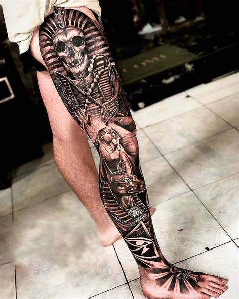 Leg tattoos for men