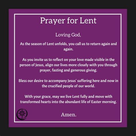 Lent Prayer