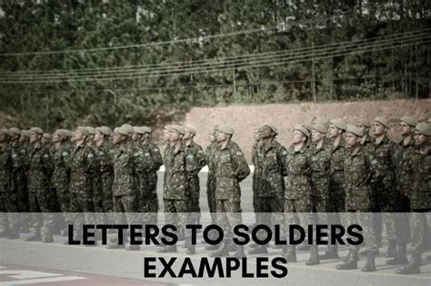 Letters to Troops Examples