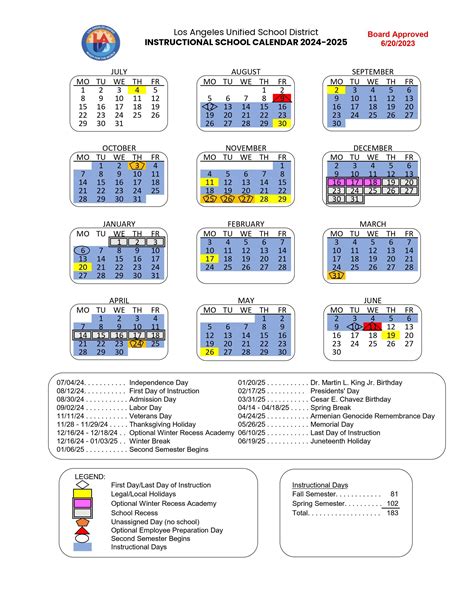 Leusd School Calendar Management