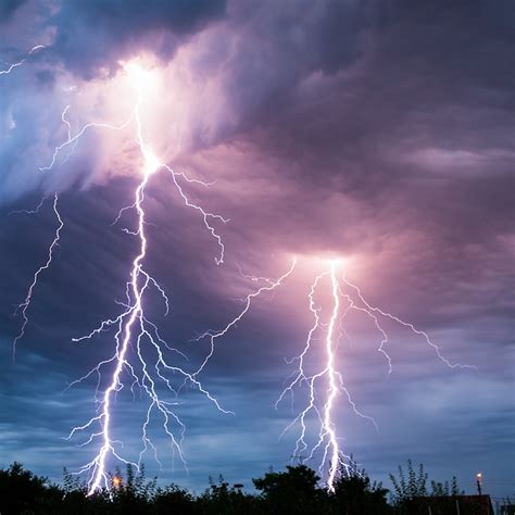 Lightning Clouds from Plane