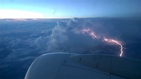 Lightning from Plane