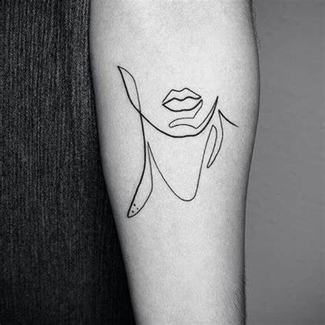 Line Art Tattoos for Women