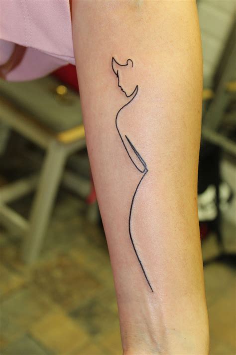 Line Art Tattoos for Women