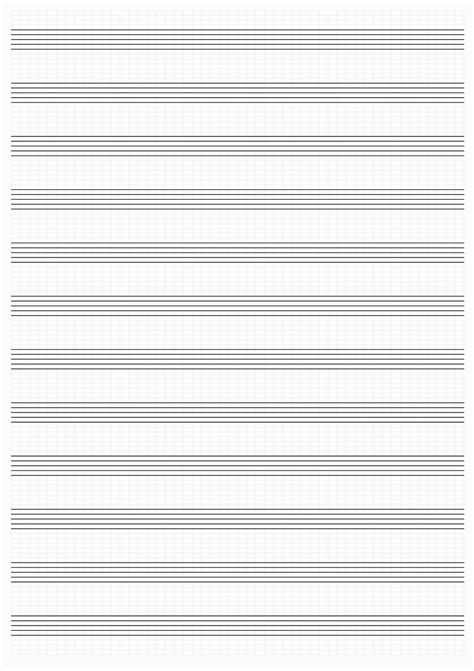 Lined Paper for Music