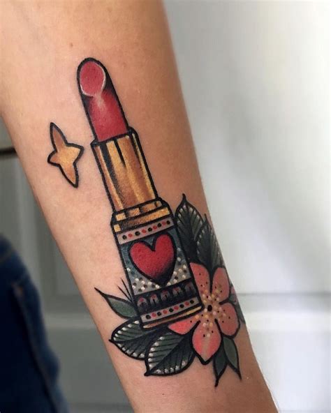 Lipstick tattoo designs