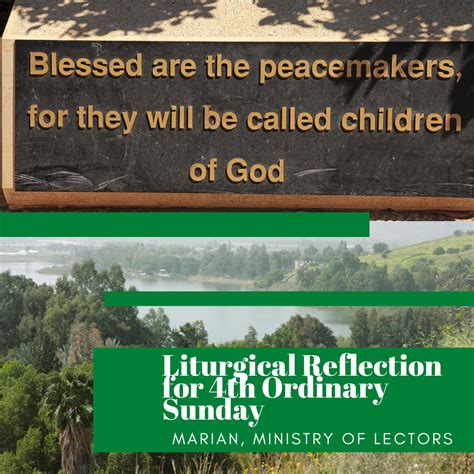 Liturgical Calendar Reflection