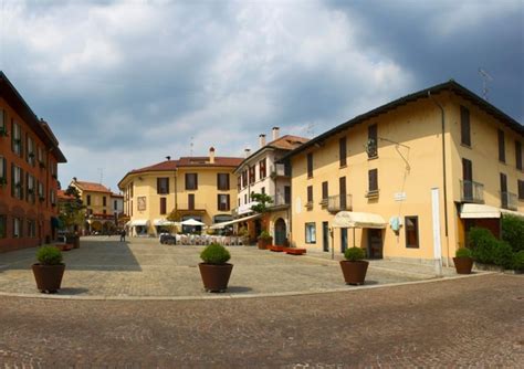 Panorama of Livorno and Sesto Calende