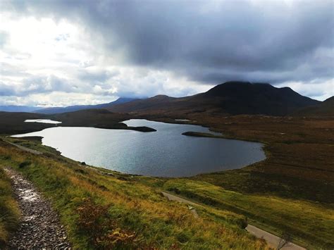 A scenic view of a loch