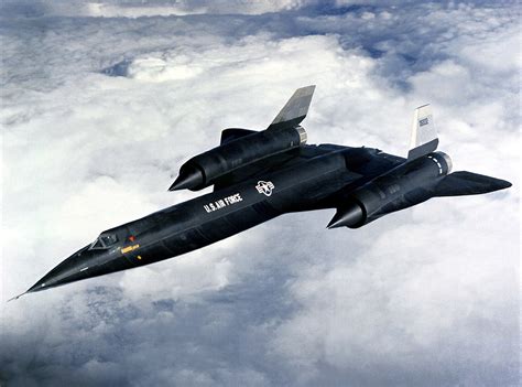 The Lockheed A-12 with its distinctive big nose design