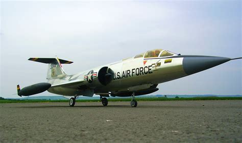 A Lockheed F-104 Starfighter fighter plane