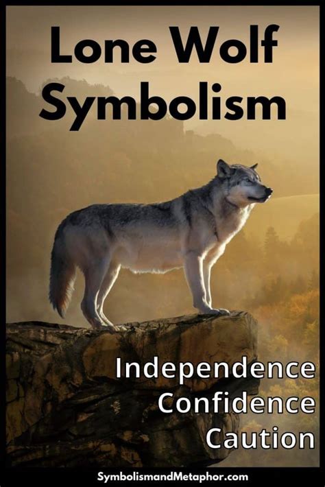 Lone wolf symbolism