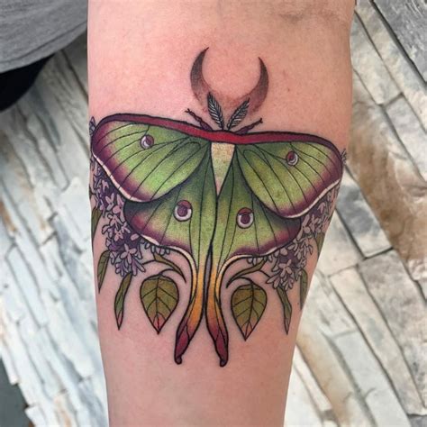 Lunar Moth Tattoo Gallery