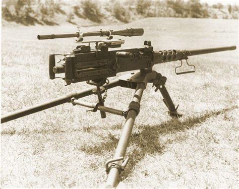 M2 Browning Machine Gun Action