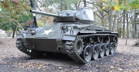 M24 Chaffee tank on display at the Museum of American Armor