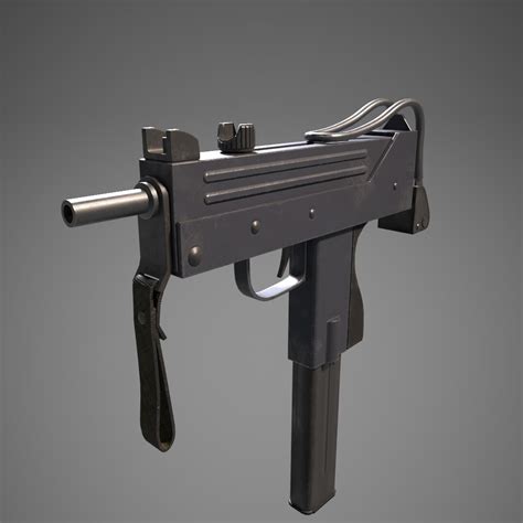 MAC 10 Submachine Gun with Optics