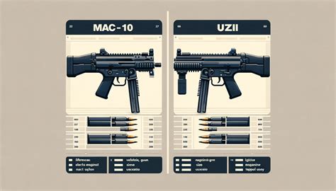 MAC 10 and Uzi comparison chart