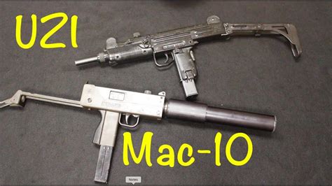 Mac 10 and Uzi comparison