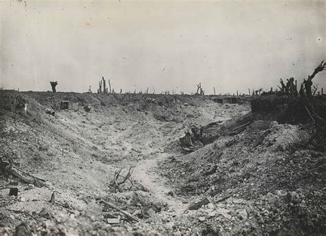 Machine gun fire in no man's land during World War I