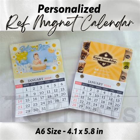 Magnet Calendar Categories