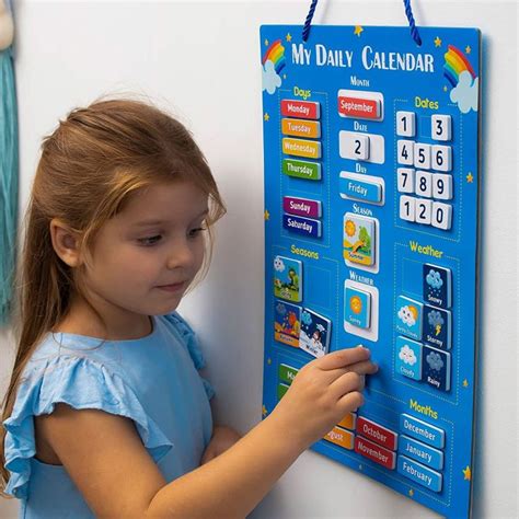 Magnetic Calendar for Kids