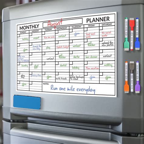 Magnetic Calendars for Cooking