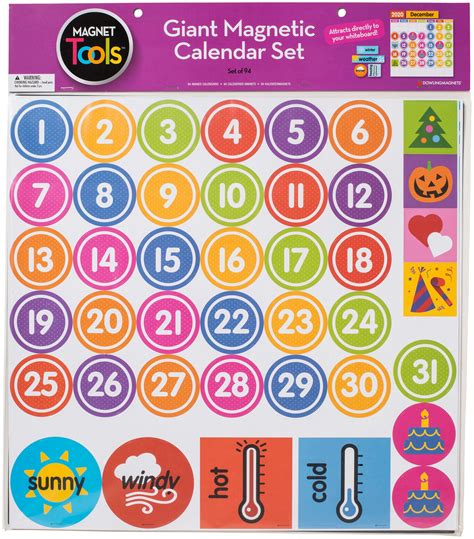 Magnetic Calendars for School