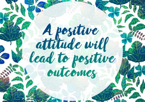 Maintain a Positive Attitude