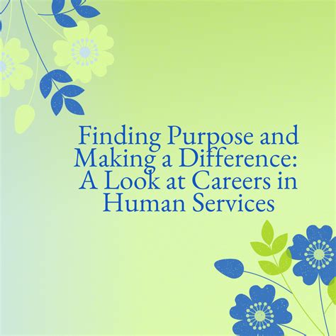 Making Difference Human Services