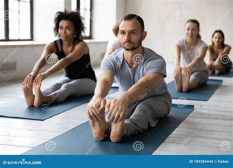 Male instructor leading a workout bootcamp