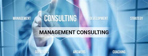 Management consultant working with a client