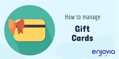 Managing Your Gift Card