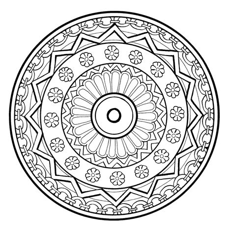 Mandala coloring pages