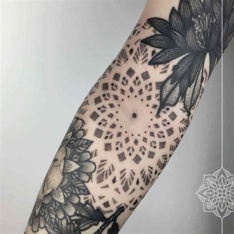 Mandala tattoo sleeve filler ideas