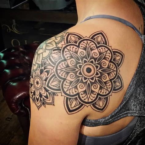 Mandala half sleeve tattoo